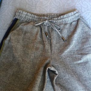 Anthropologie Plaid Jogger Pant